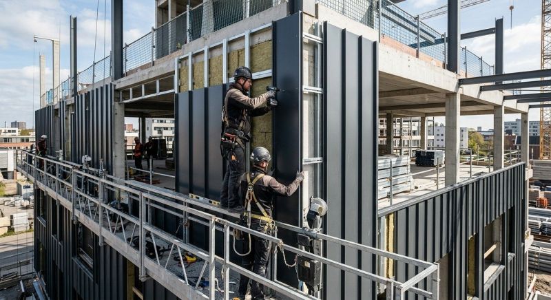 Steel Cladding Installation in Stamford, CT